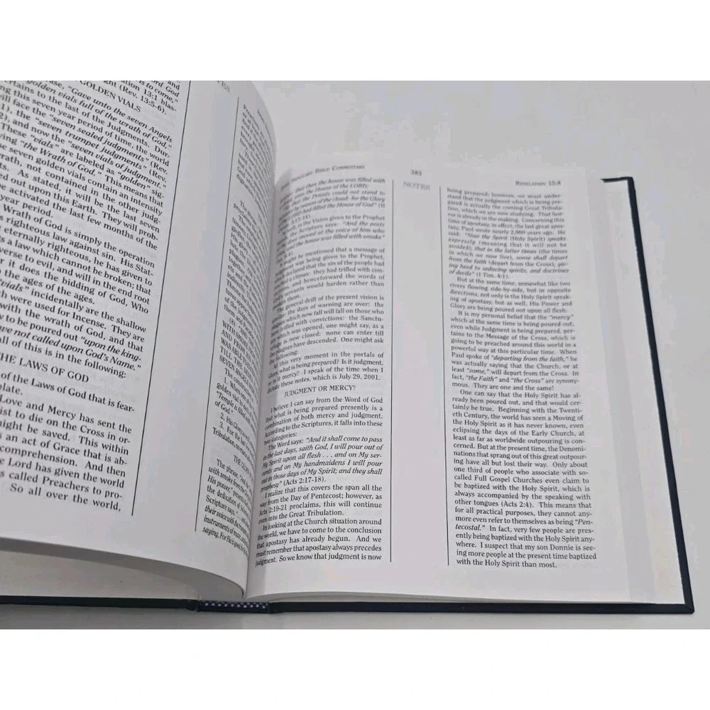 Jimmy Swaggart Bible Commentary Revelation Hardcover Christian Bible Study Book
